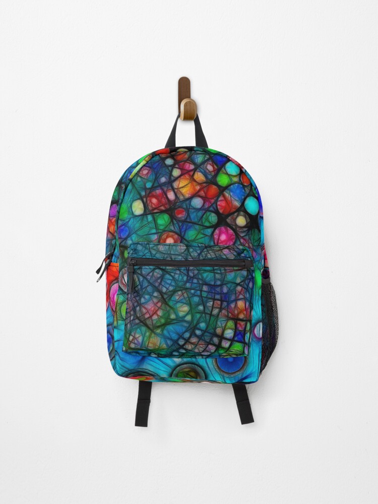 Thumbnail 1 of 3, Backpack, Color galaxy designed and sold by RafaelLima7.