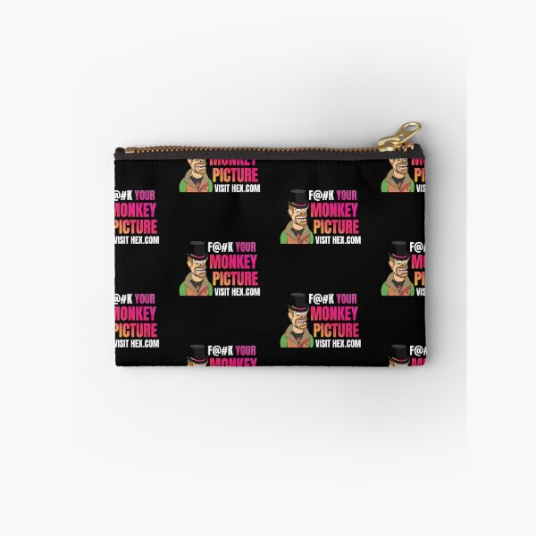 Item preview, F Your Monkey Picture Visit Hex.com (Version #2) designed and sold by OnlyHexFans.