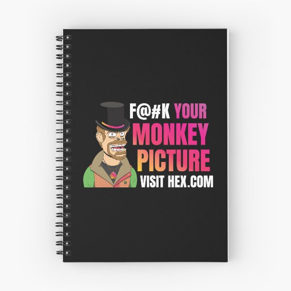 Item preview, F Your Monkey Picture Visit Hex.com (Version #2) designed and sold by OnlyHexFans.