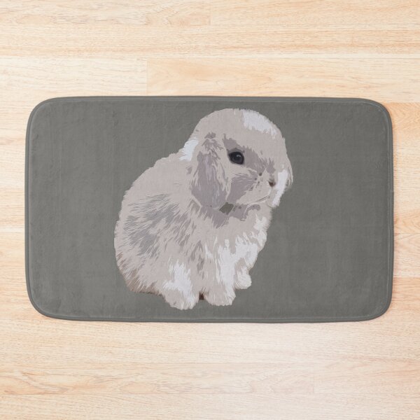 Item preview, Adorable Grey Holland Lop Rabbit Mom Lop Eared Bunny Owner designed and sold by wigobun.