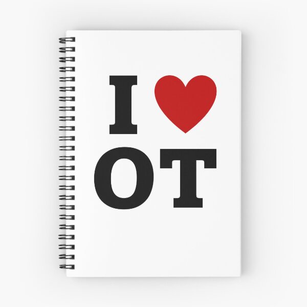 Artikelvorschau, Ich liebe OT (schwarze Textversion) entworfen und verkauft von acoollamb.