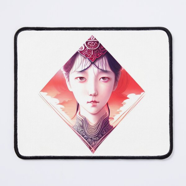 Item preview, Original Asian Female Lady Woman Fantasy Portrait Illustration Digital Art From The Creator Chinese Portrait Sketch Abstract designed and sold by S Y N T H R E A L M.