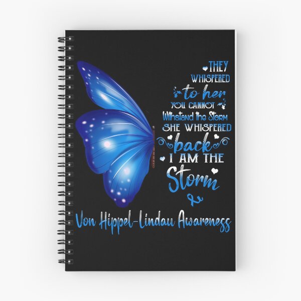 Item preview, She Whispered Back I Am The Storm Von Hippel-Lindau Awareness Butterfly designed and sold by frechettee.