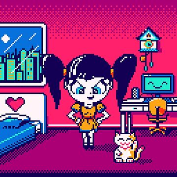 Artwork thumbnail, Sakura 8-color Pixelart by Retroperks