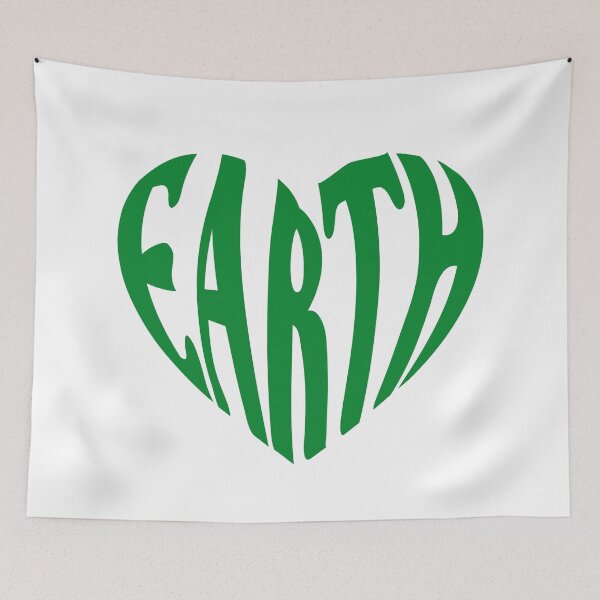 Item preview, Earth love, green heart designed and sold by beakraus.