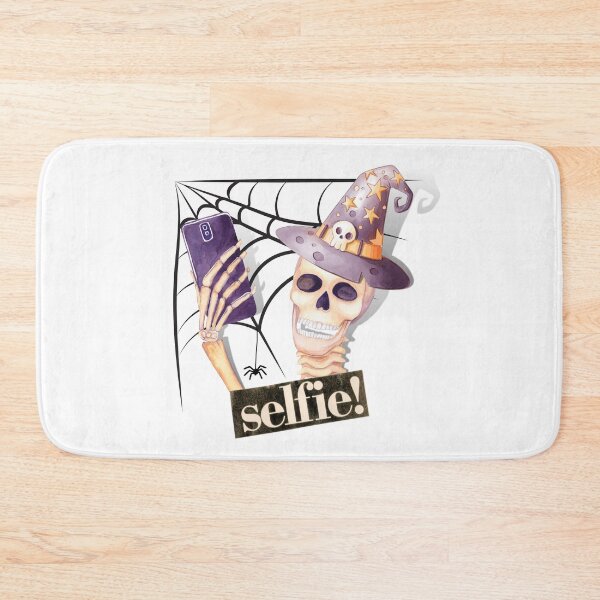 Item preview, Selfie.. A Skeleton taking a selfie of its Halloween outfit designed and sold by ditzy-designs.