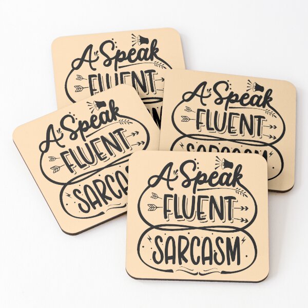 Item preview, Fluent Sarcasm! designed and sold by LIENZO Graphics ⭐⭐⭐⭐.