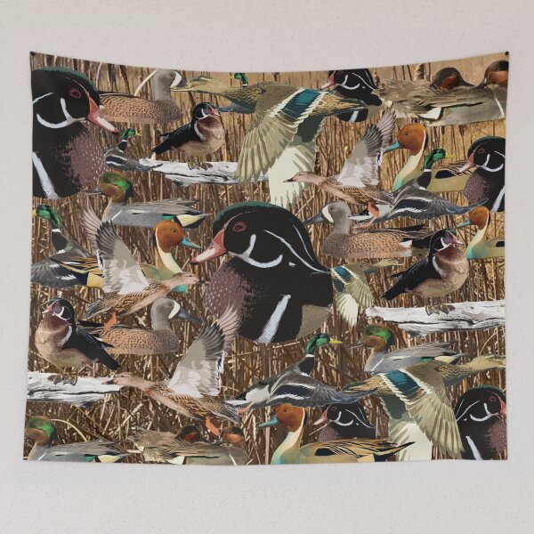 Item preview, Wood Ducks and Cattails designed and sold by LifeCrush.