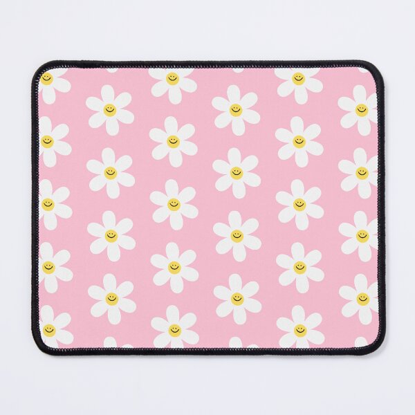 Item preview, Happy Face Pink Daisy, Minimalist Floral Nature Lover designed and sold by marlyhartranft.