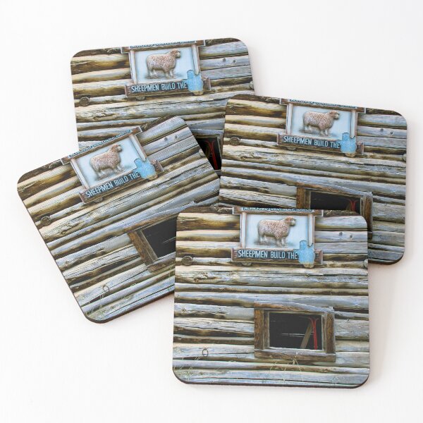 Item preview, Vintage Sheep Barn on Last Dollar Road designed and sold by vagabondgal.