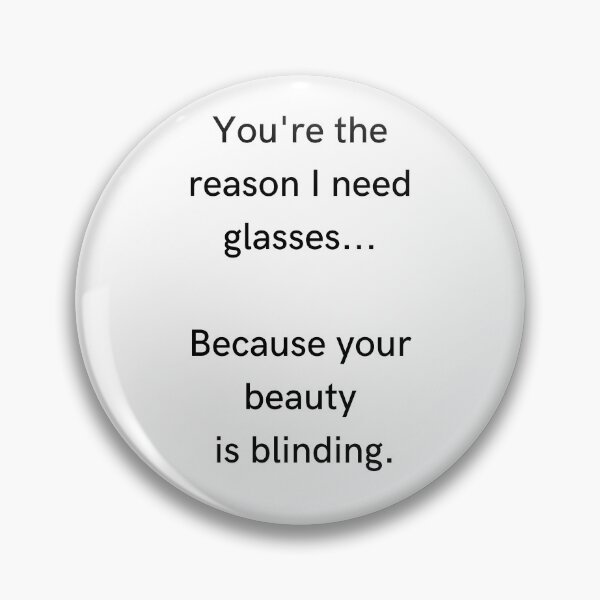 Item preview, Flirty Funny Impaired Vision Pickup Line Men and Women designed and sold by SundaySoup.