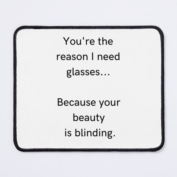 Item preview, Flirty Funny Impaired Vision Pickup Line Men and Women designed and sold by SundaySoup.