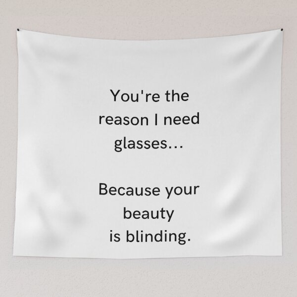 Item preview, Flirty Funny Impaired Vision Pickup Line Men and Women designed and sold by SundaySoup.