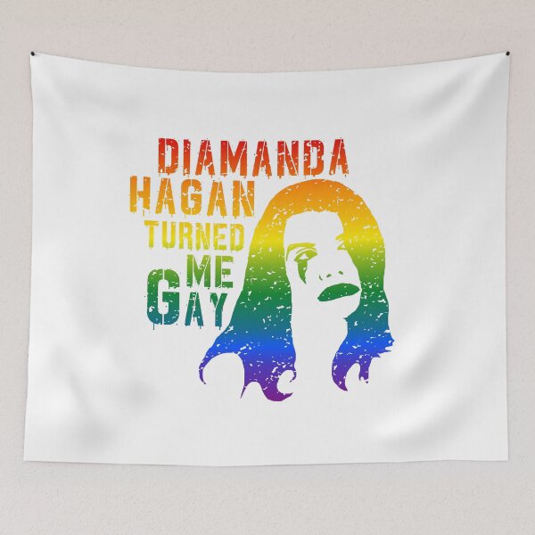 Item preview, Diamanda Hagan Turned Me Gay (Rainbow) designed and sold by DiamandaHagan.
