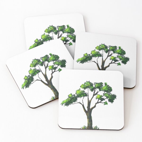 Item preview, Green Anime Tree designed and sold by RihuwaMidori.