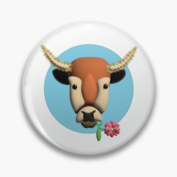 Item preview, A pretty cow disguised as a flower. designed and sold by Nanar1984.