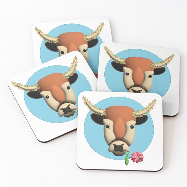 Item preview, A pretty cow disguised as a flower. designed and sold by Nanar1984.