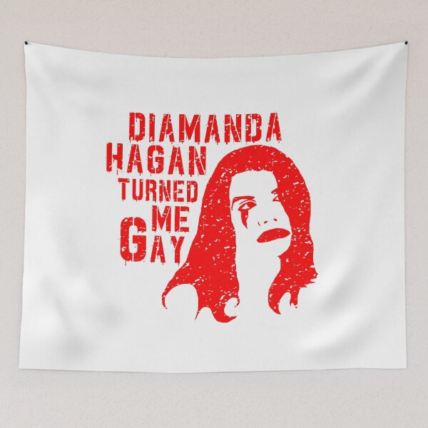 Item preview, Diamanda Hagan Turned Me Gay (Red) designed and sold by DiamandaHagan.