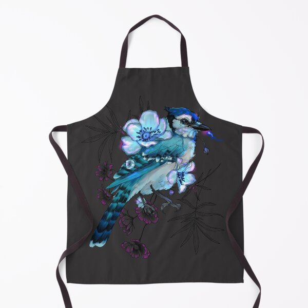 Item preview, Cyanocitta cristata + Wild Poppy designed and sold by Ether hocromic.