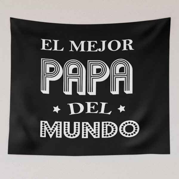 Item preview, Copy of El mejor papá del mundo - World's Greatest Dad - papá mexicano - black and white designed and sold by ALLURE-minimal.