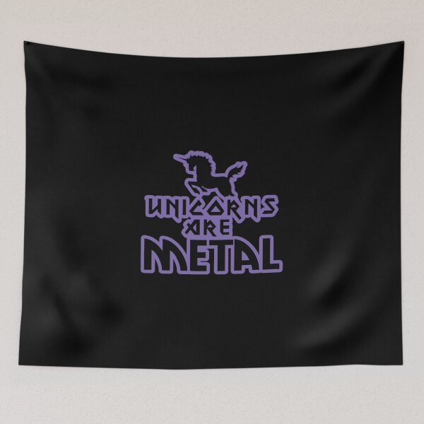 Item preview, Unicorns Are Metal Zipped Hoodie designed and sold by MartinSanchezs.