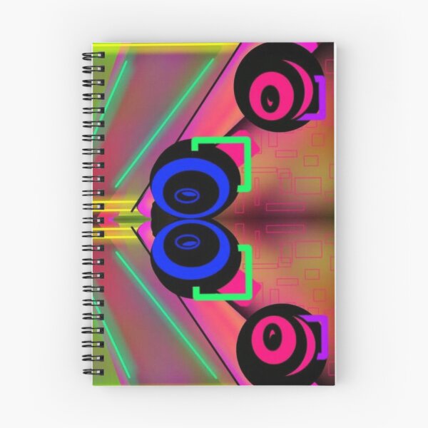 Item preview, Neon alien sci fi vortex swirls abstract weird design  designed and sold by neonmoonwaves.