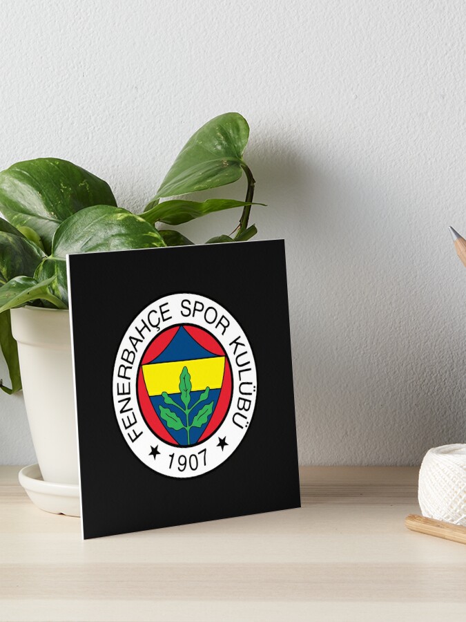 Fenerbahce Istanbul watercolor design Art Board Print by