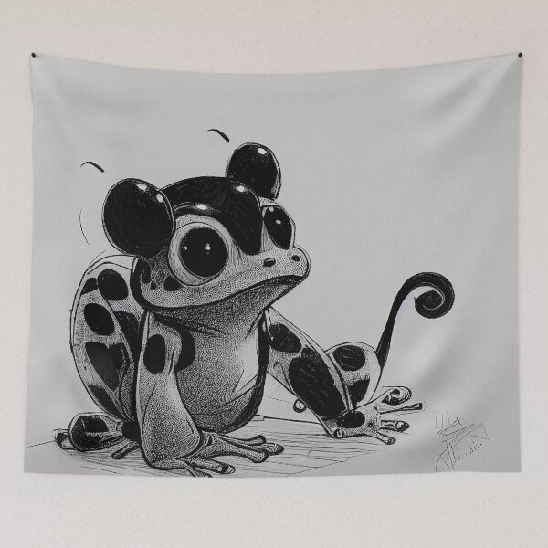 Item preview, Cat Frog Hybrid designed and sold by PeanutArtCorner.