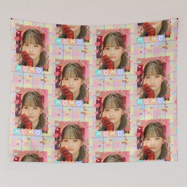Item preview, Momo Twice Once Polco Photocard Selca Kpop Kawaii Deco designed and sold by RabbitAndSnake.