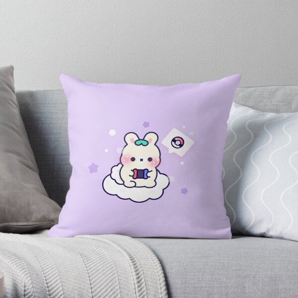 Gaming Bun Throw Pillow