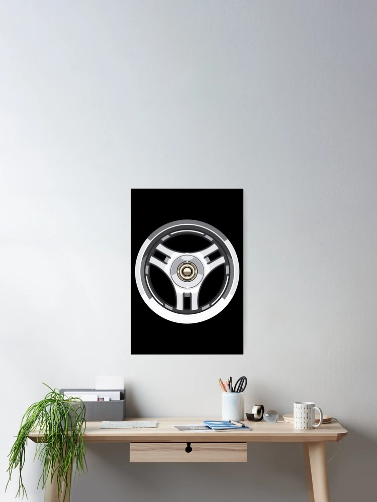 Thumbnail 2 of 3, Poster, Wheel Design Super Advan Racing SR3R designed and sold by Monkey Crisis On Mars.