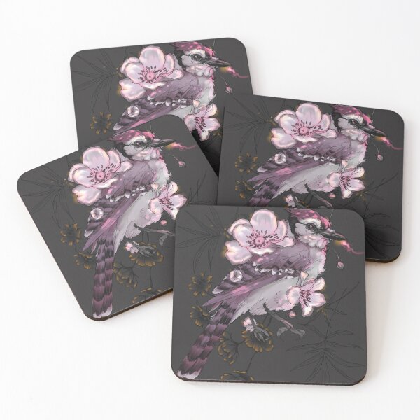 Item preview, Copy of Cyanocitta cristata + Wild Poppy Rose Version designed and sold by Ether hocromic.