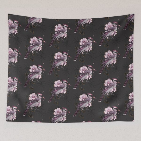 Item preview, Copy of Cyanocitta cristata + Wild Poppy Rose Version designed and sold by Ether hocromic.