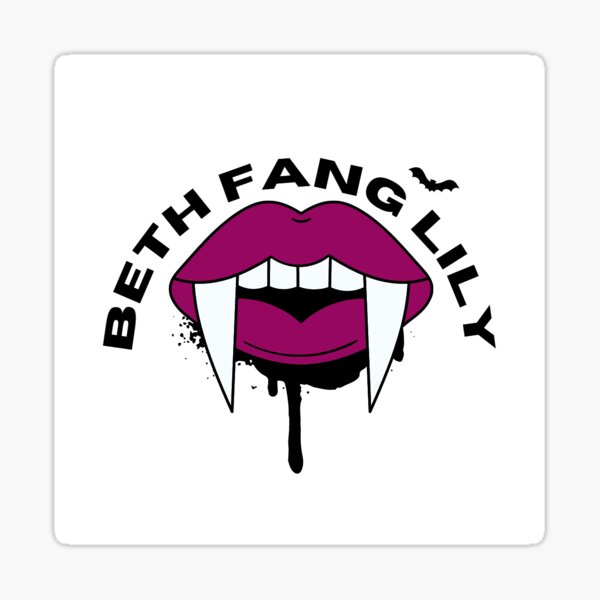 Bethfanglily Logo Sticker