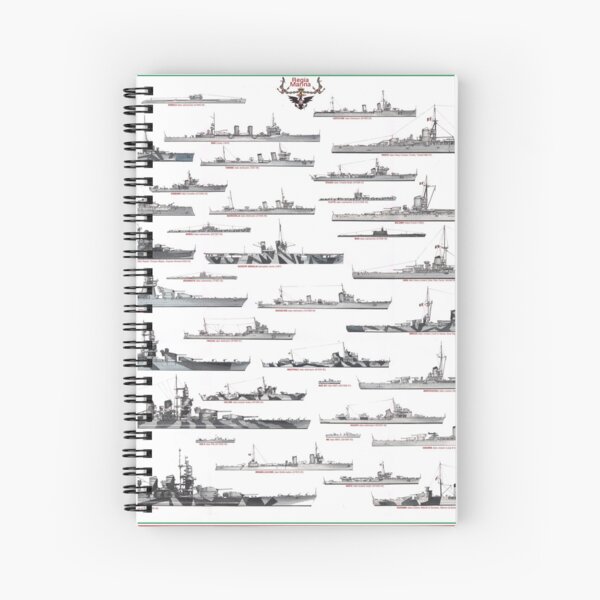 Italian Navy ww2 Spiral Notebook