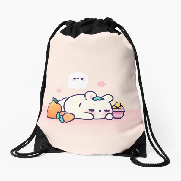 Fall Bun Drawstring Bag