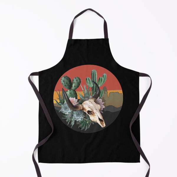 Item preview, Cow Skull and succulents plant, sunset desert catus and flowers, cowgirl, rodeo designed and sold by Collagedream.