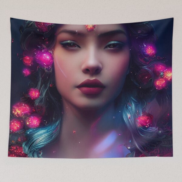 Item preview, Cyber Nature Goddess designed and sold by aiartdirection.