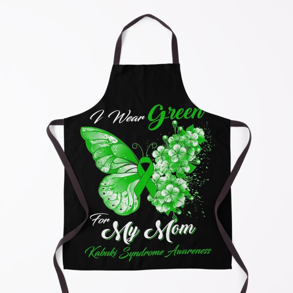 Item preview, I Wear Green For My Mom Kabuki Syndrome Awareness Butterfly Ribbon Gifts designed and sold by Adropine.