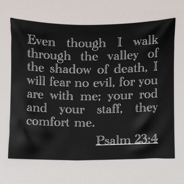 Item preview, Psalm 23:4 designed and sold by IsraWiss.