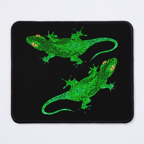 Item preview, 2 green geckos designed and sold by CuteCartoon.