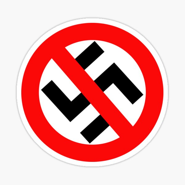 No Nazi Anti Nazi  Sticker