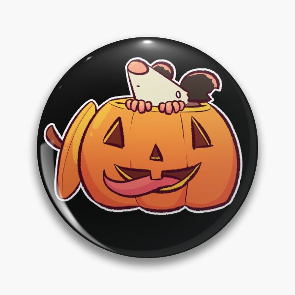 Item preview, Halloween Jack-o-Lantern Opossum designed and sold by ghostcashew.