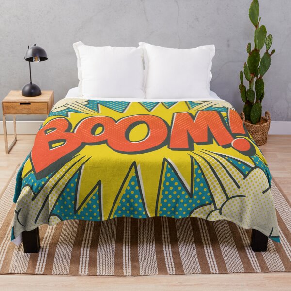 Item preview, BOOM Comic Book Pop Art Modern Fun Retro designed and sold by karlaminev2.
