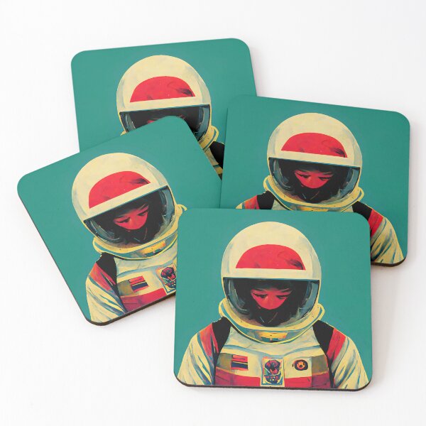 Item preview, Astronaut Pop Art 3 designed and sold by AiBroughtToLife.