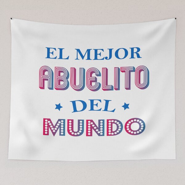 Item preview, El mejor Abuelito del mundo - The best grandpa in the world - abuelito mexicano - navy blue and red designed and sold by ALLURE-minimal.