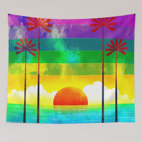 Item preview, Sunset on the beach of extant colors designed and sold by RafaelLima7.