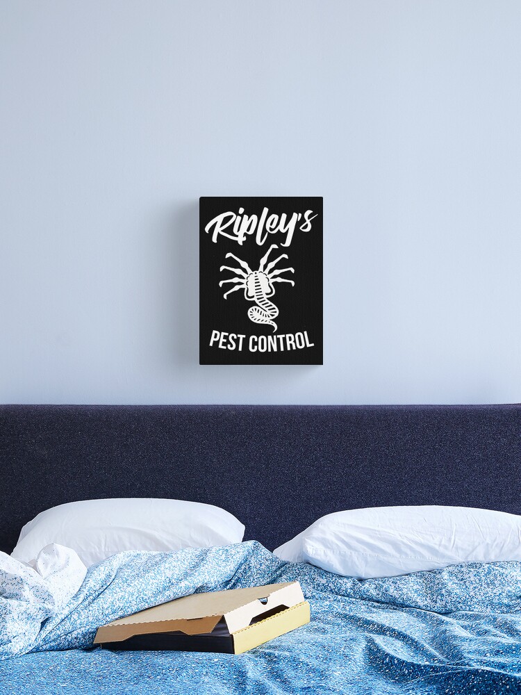 Thumbnail 1 of 3, Canvas Print, Ripley's Pest Control designed and sold by kjanedesigns.