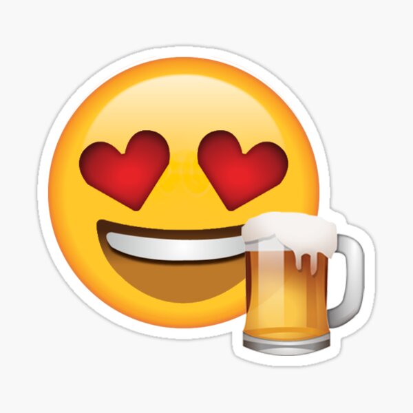 "I Love Beer Secret Emoji | funny internet meme" Sticker by