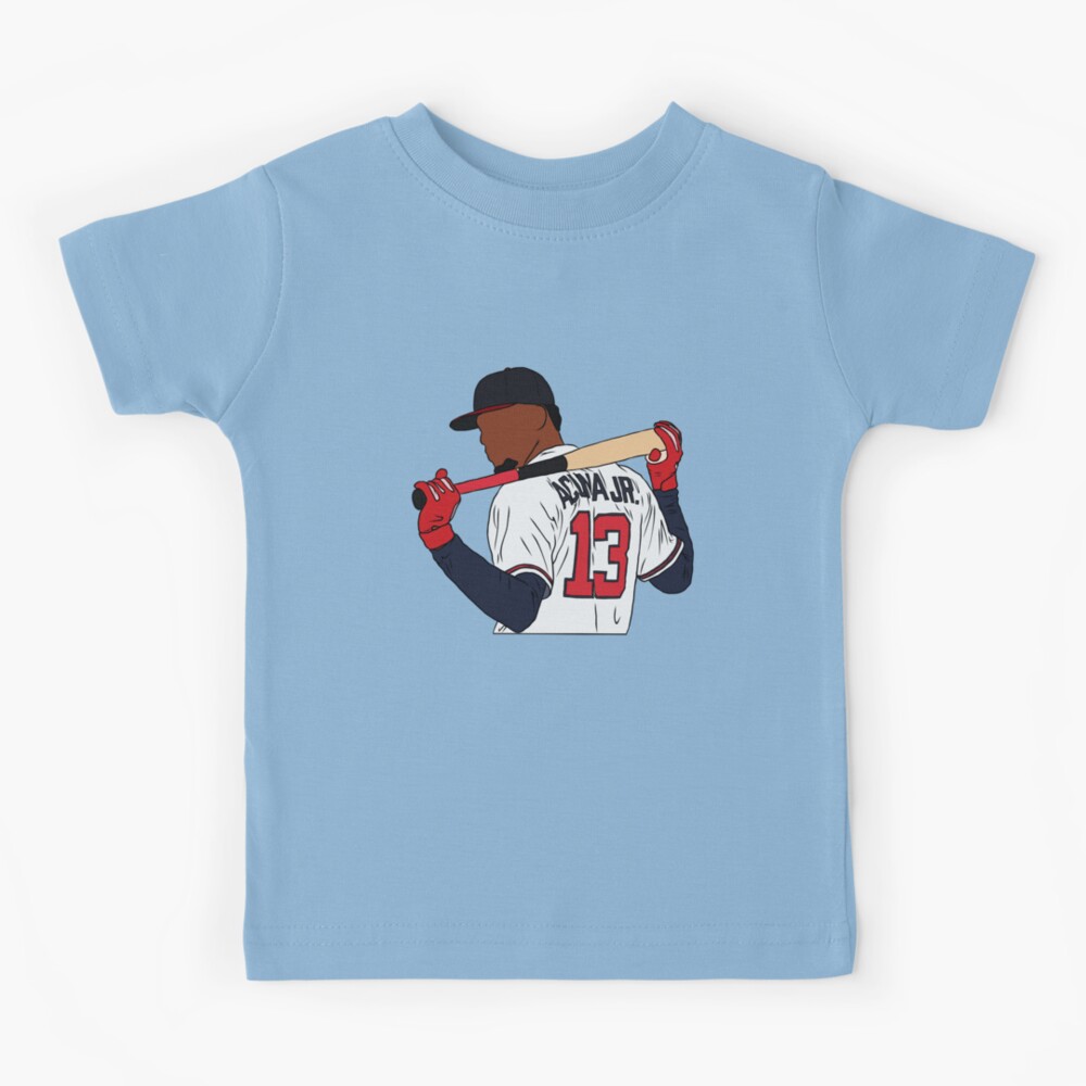 Ronald Acuna Jr. Back-To Kids T-Shirt for Sale by RatTrapTees